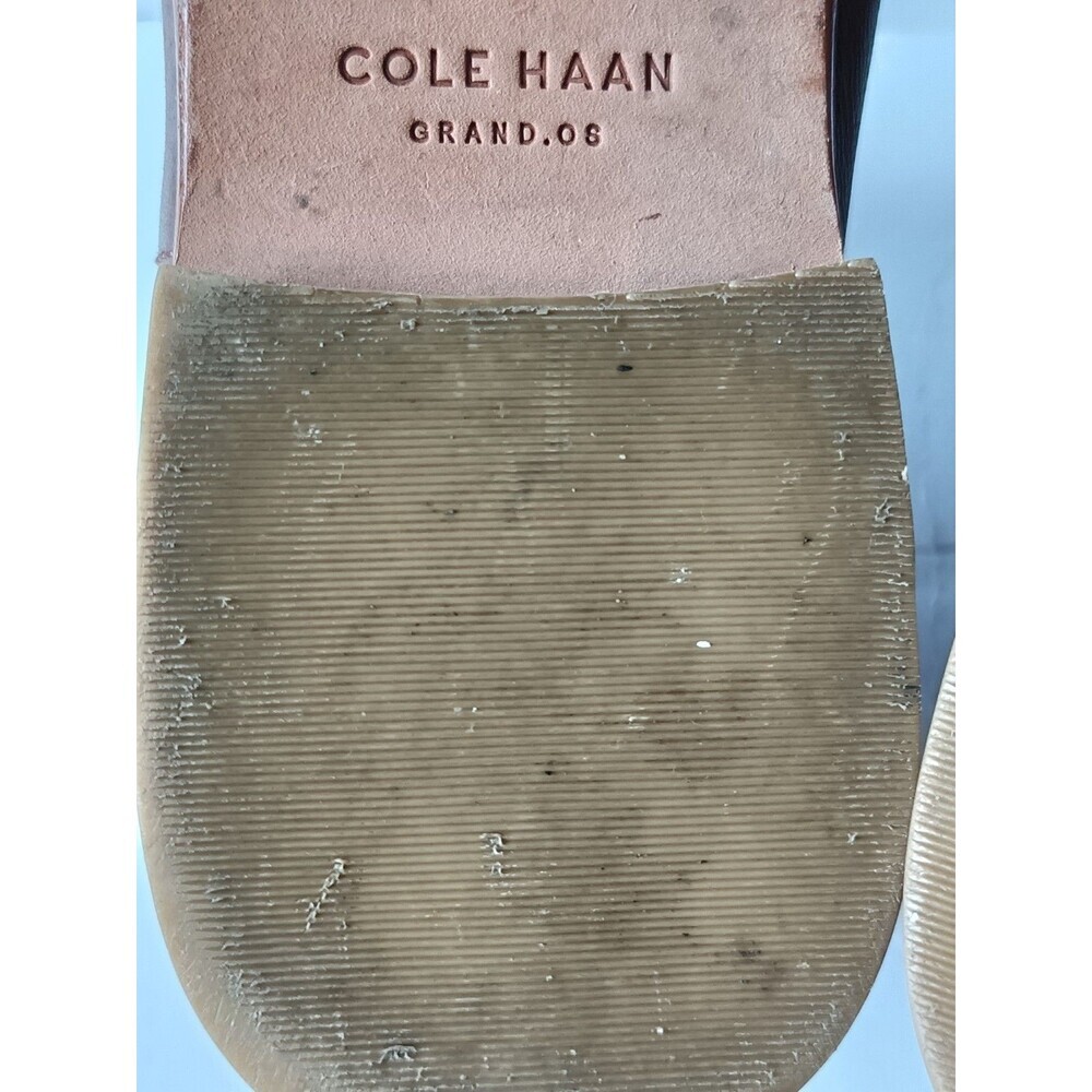 Cole Haan Grand OS ZILLIE Brown  Leather Hidden Wedge Ankle Boots Booties 8B - Picture 12 of 14